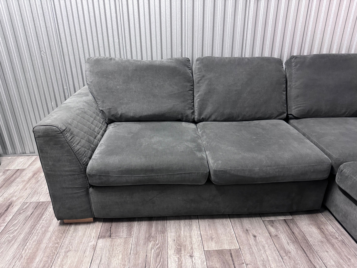 Grey DFS Orka Corner Sofa