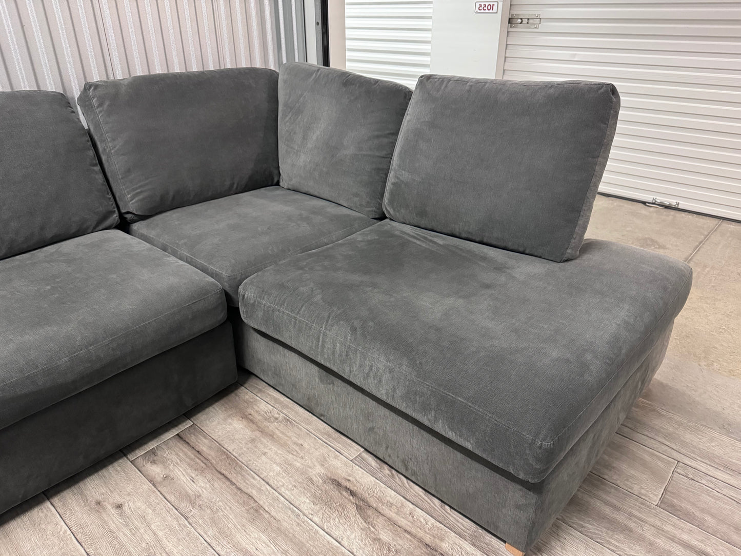 Grey DFS Orka Corner Sofa
