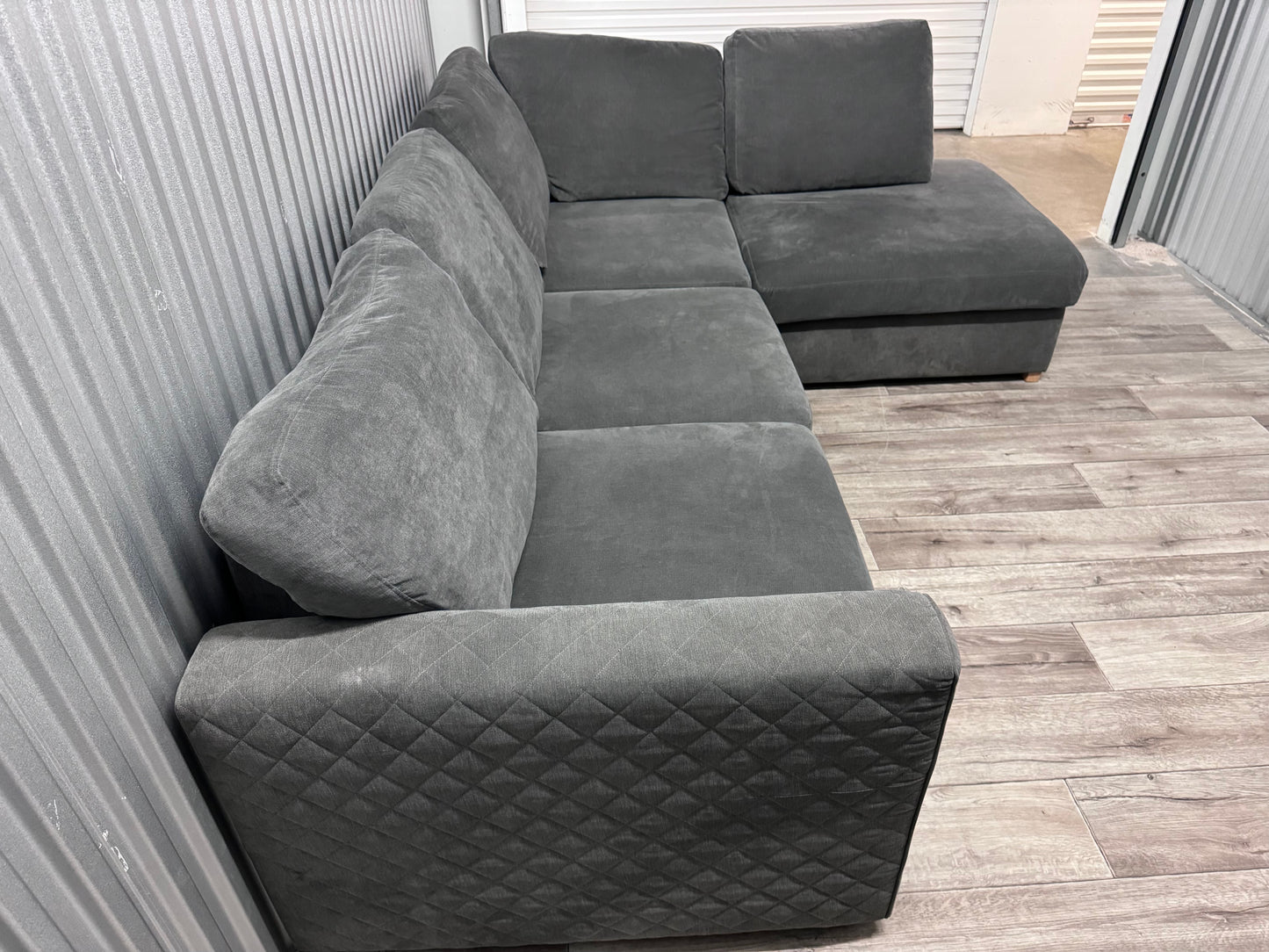 Grey DFS Orka Corner Sofa