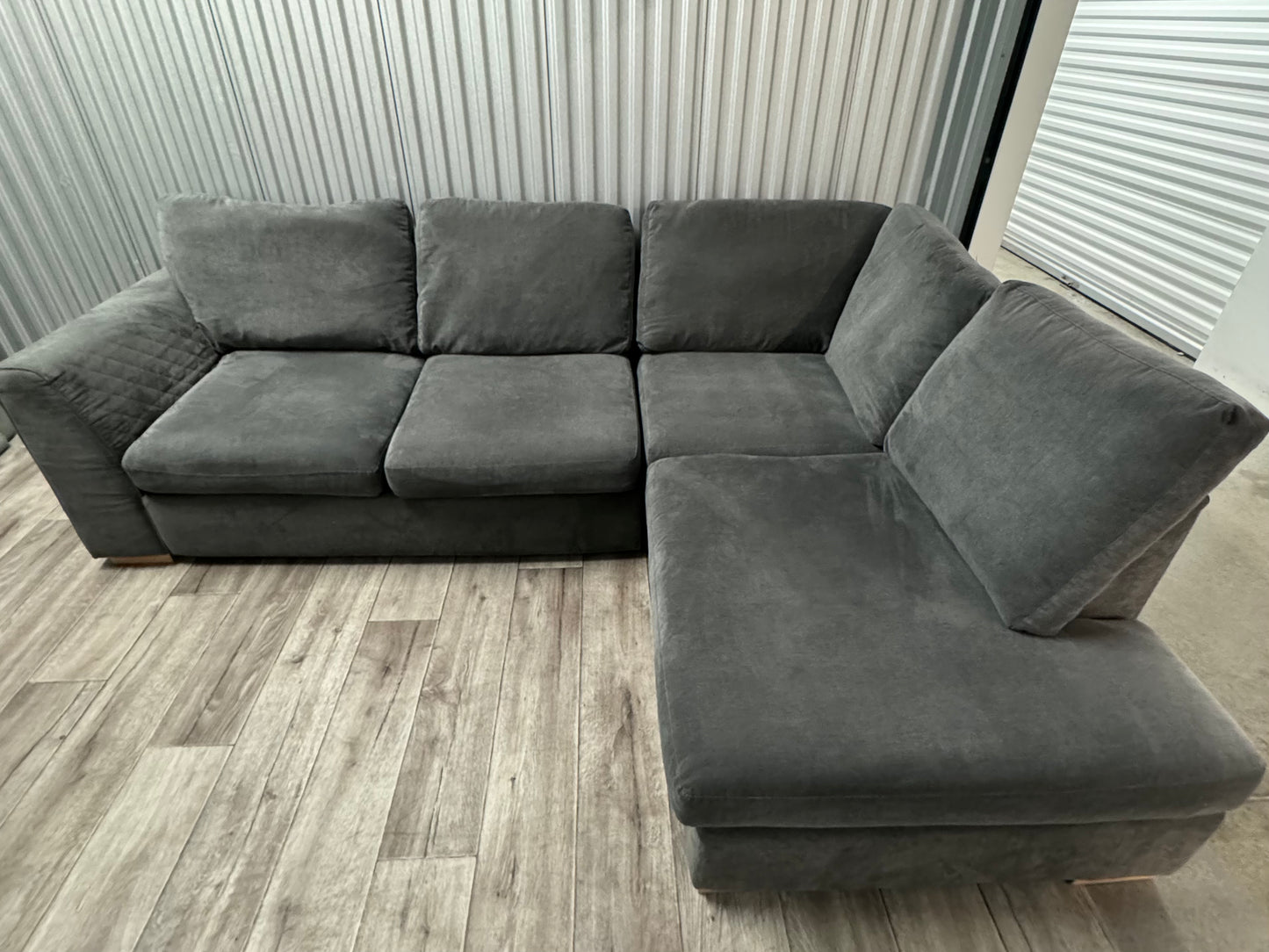 Grey DFS Orka Corner Sofa