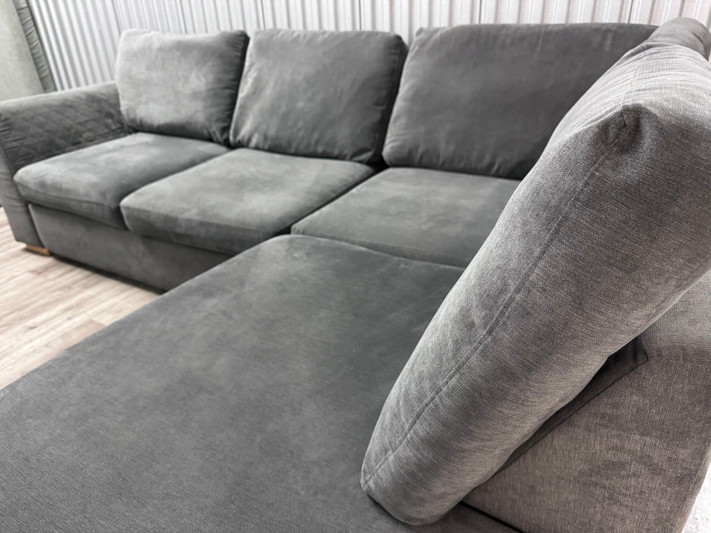 Grey DFS Orka Corner Sofa