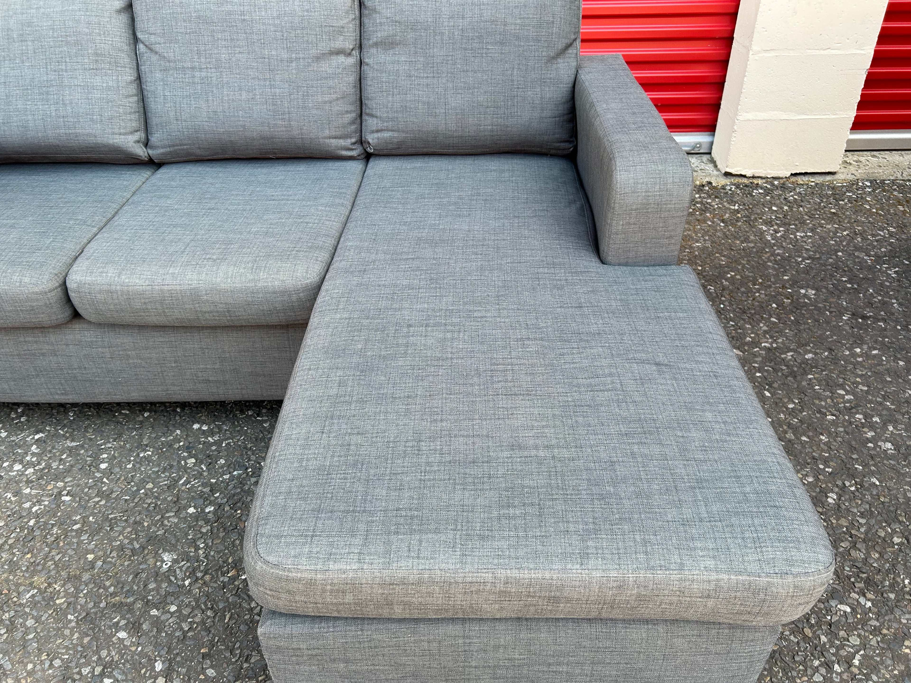 Grey L Shape Sofa