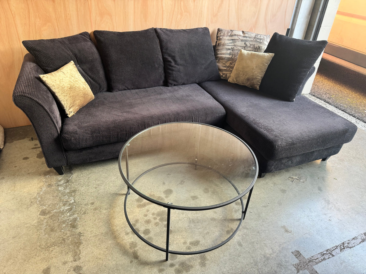 Navy DFS Corner Sofa