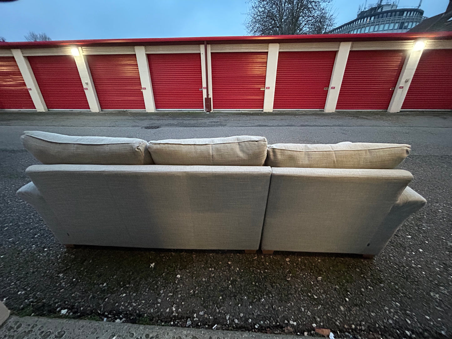 Next Stamford Light Grey Corner Sofa