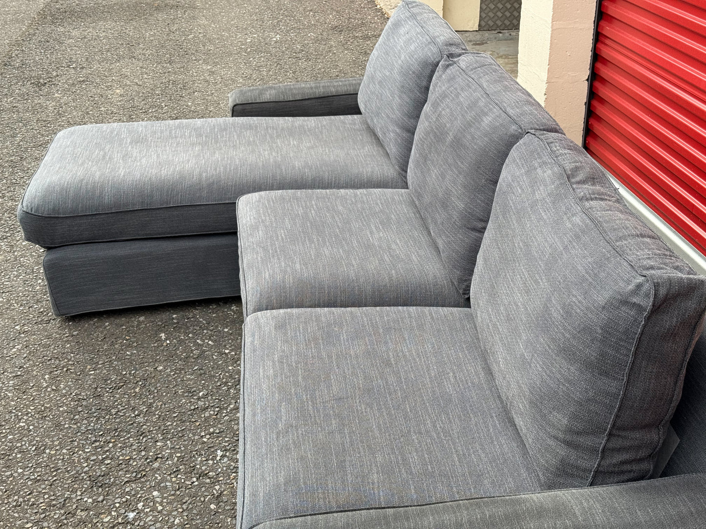 Grey IKEA Kivik Corner Sofa