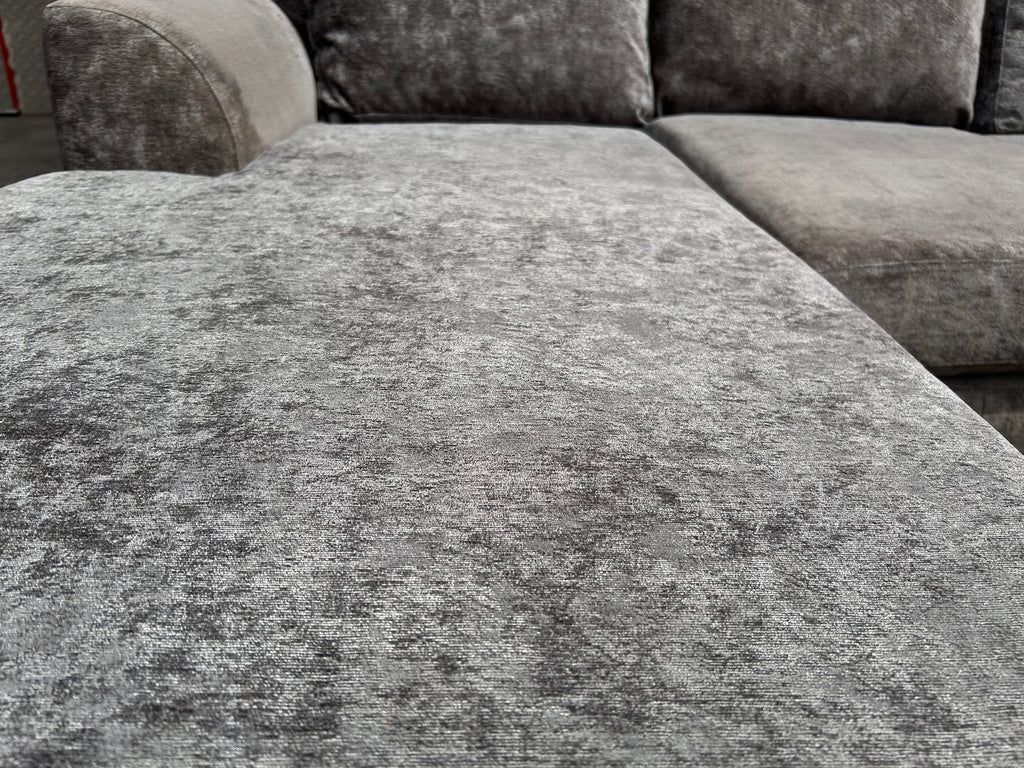 Next Crushed Velvet Corner Sofa
