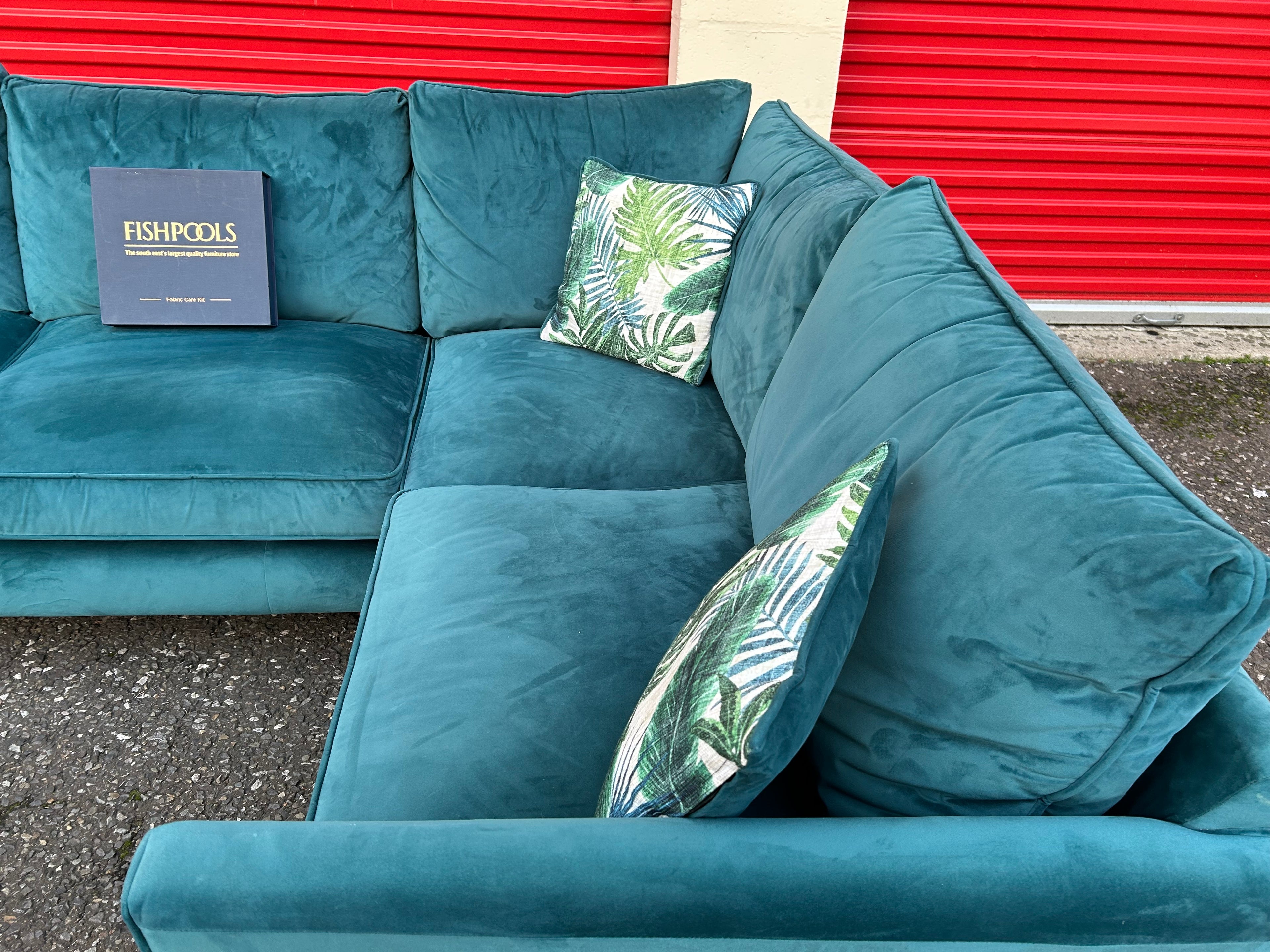 Blue Fishpools Corner Sofa