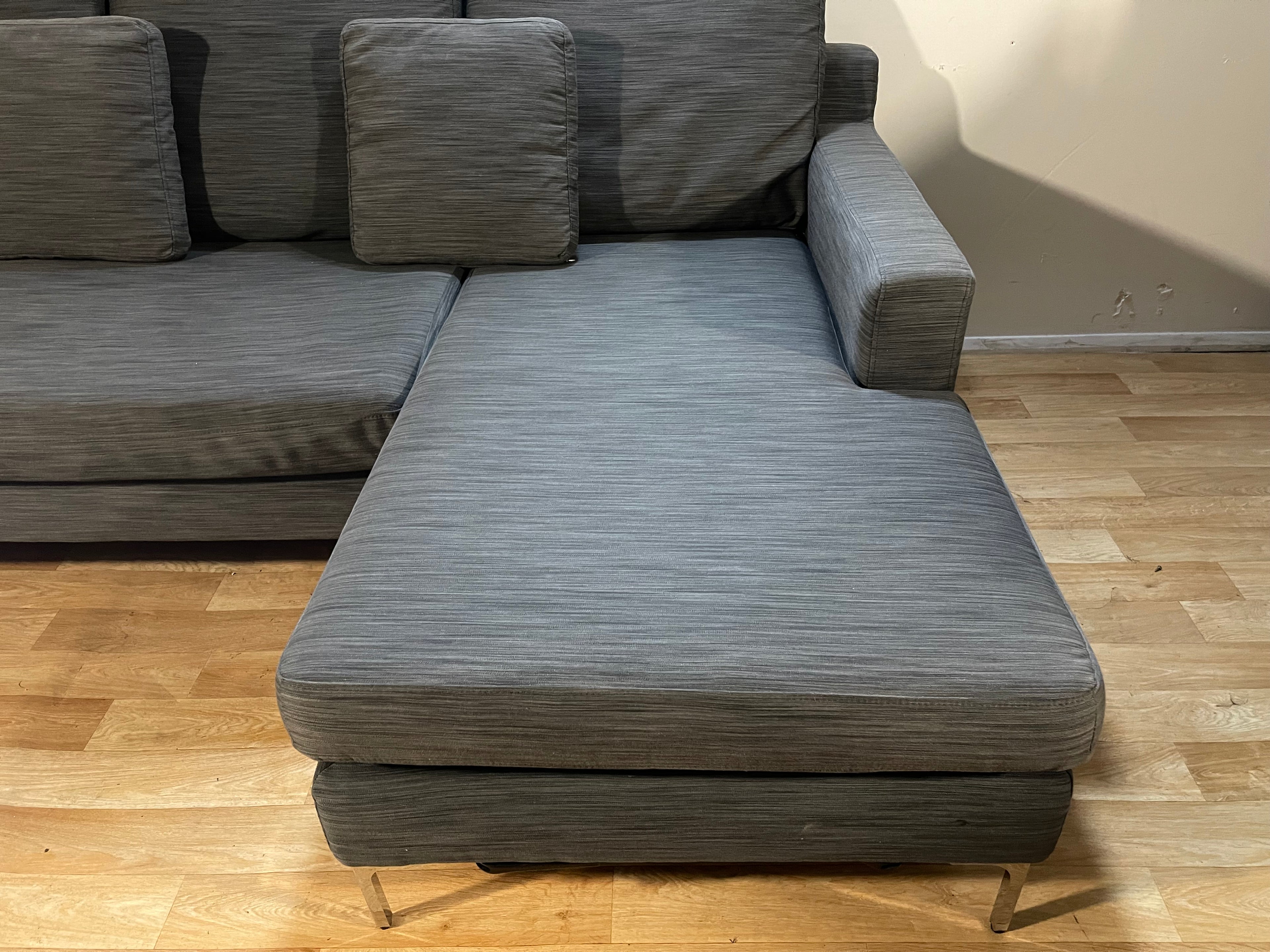 Grey Dwell L Shape Sofa