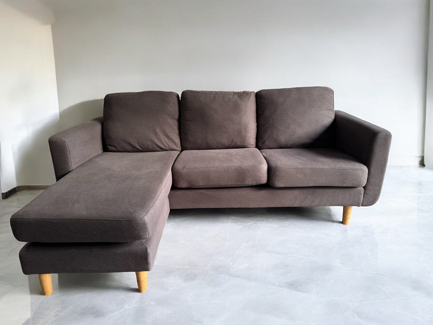 Grey L Shape Sofa