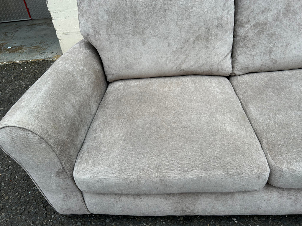 Habitat Beige Chenille Corner Sofa