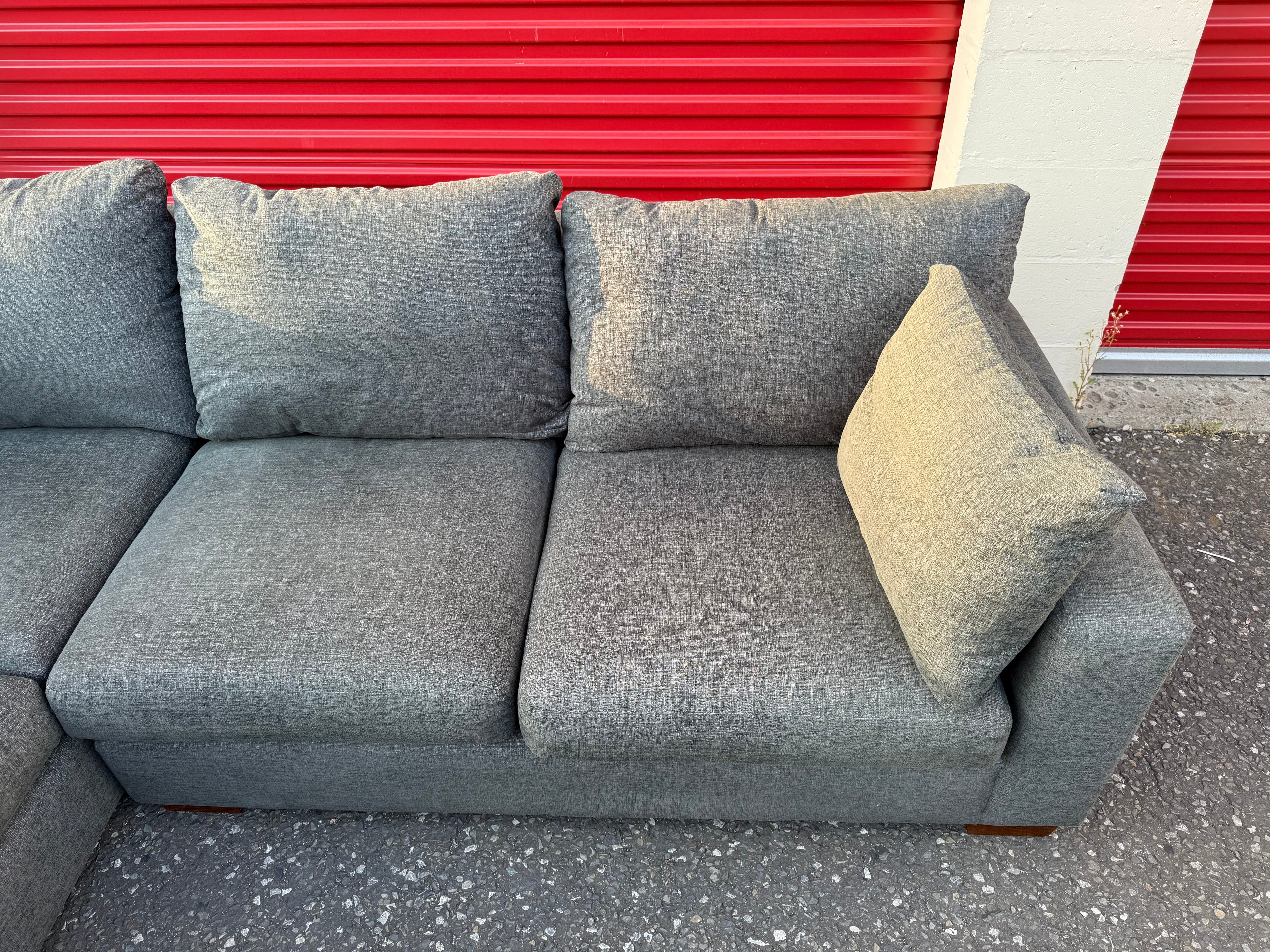 Grey M&S Miles Corner Sofa