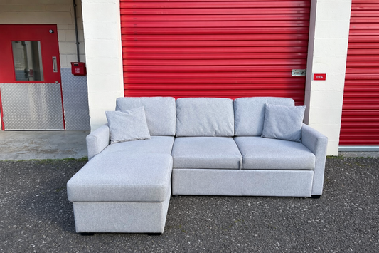 Light Grey Habitat Corner Sofa Bed