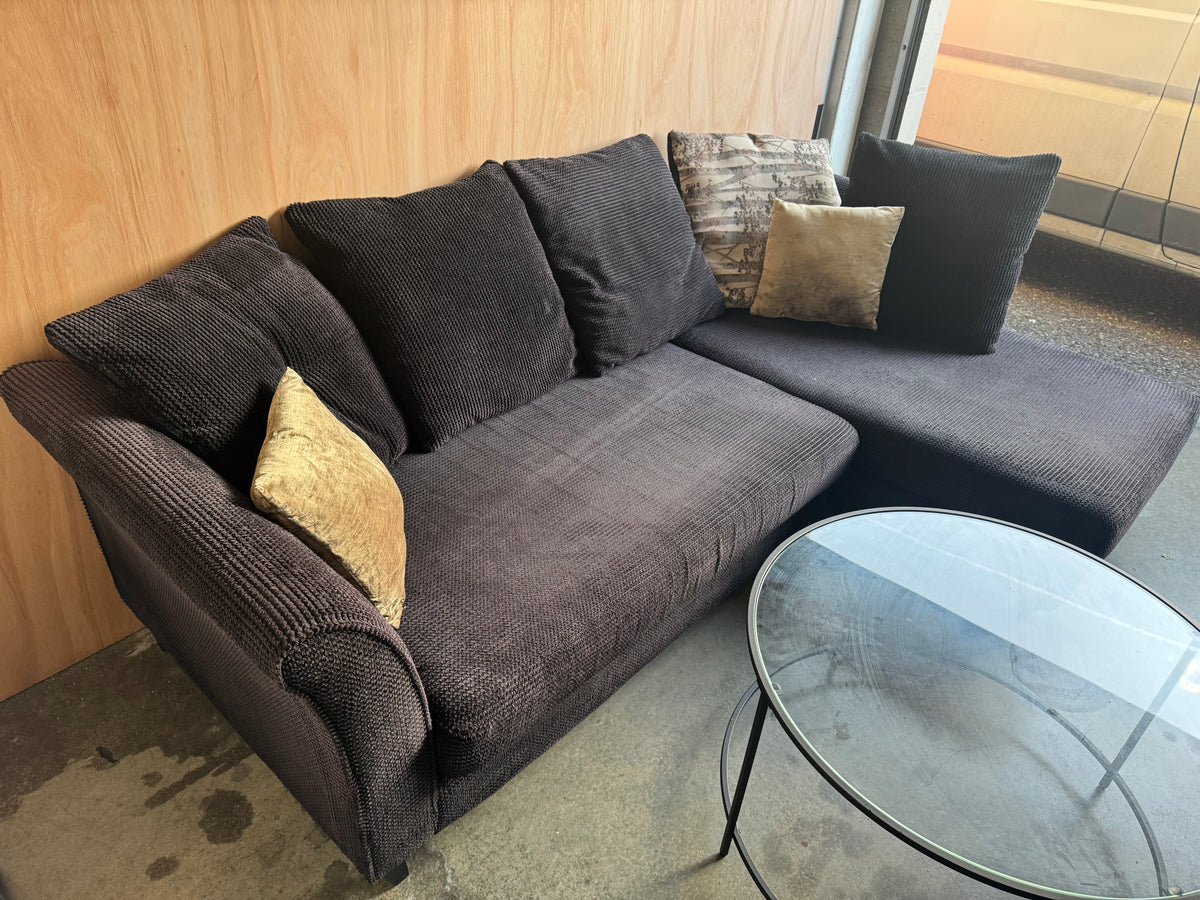 Navy DFS Corner Sofa