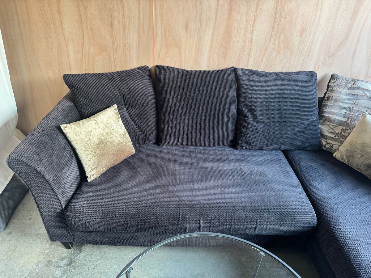 Navy DFS Corner Sofa