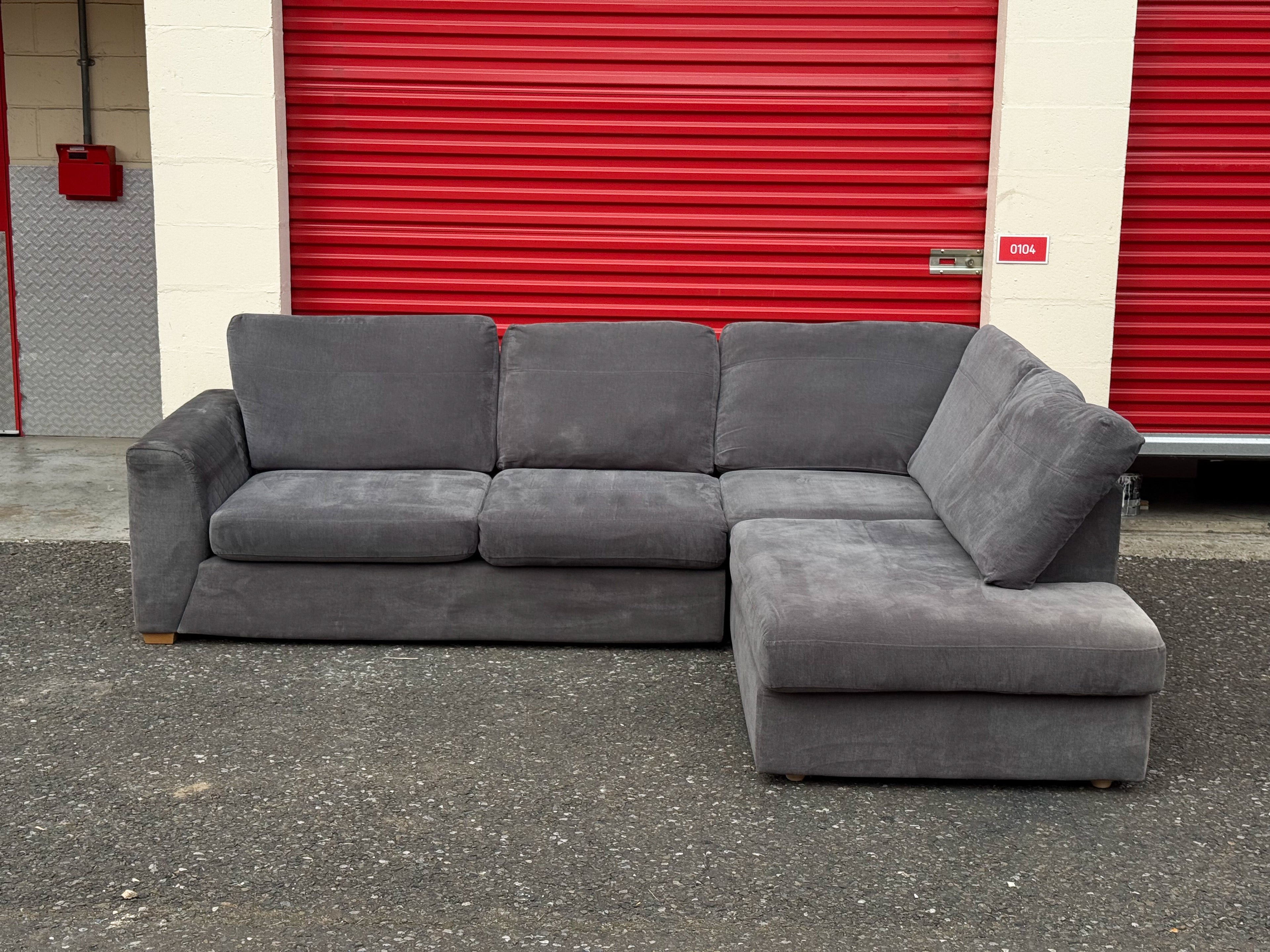 Grey DFS Orka Corner Sofa
