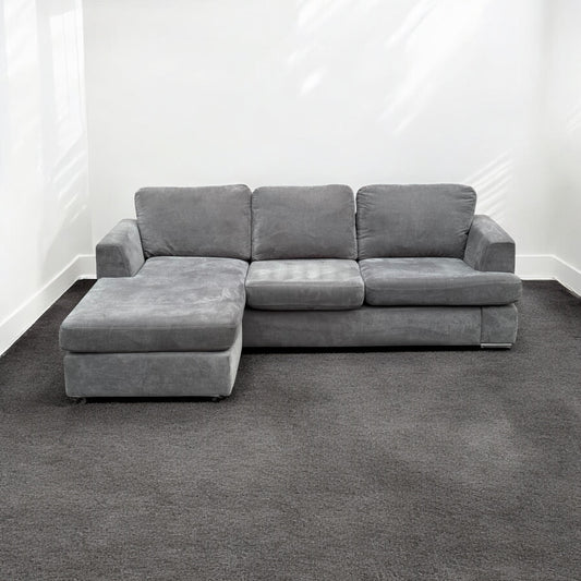 DFS Freya Grey Corner Sofa