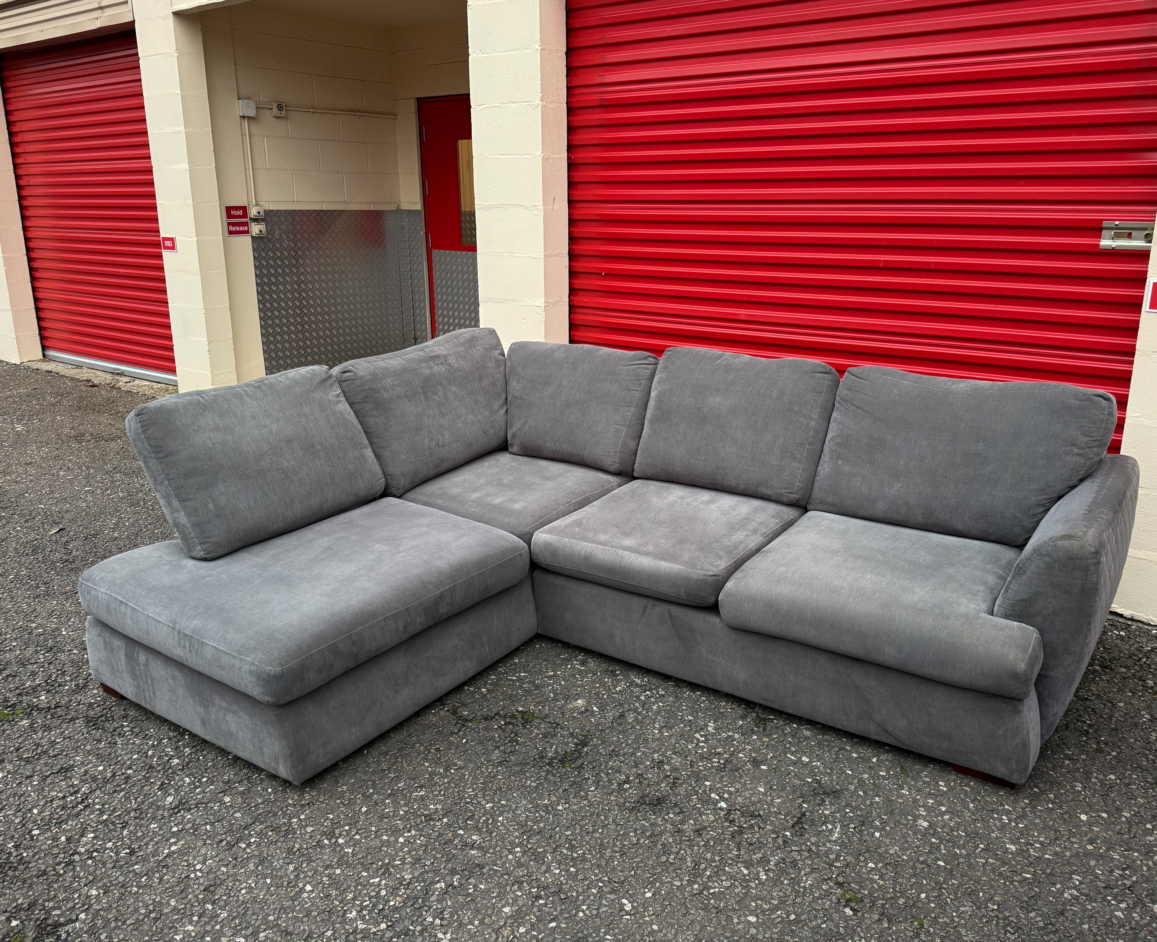 Grey DFS Orka Corner Sofa