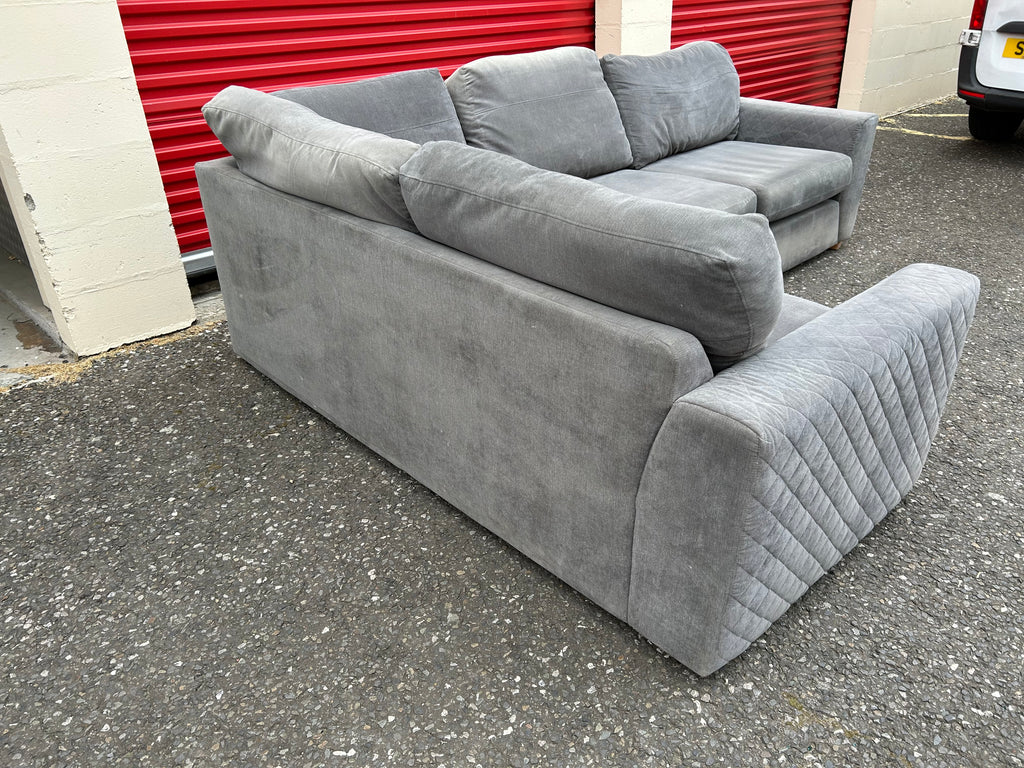 Grey DFS Orka Corner Sofa Bed