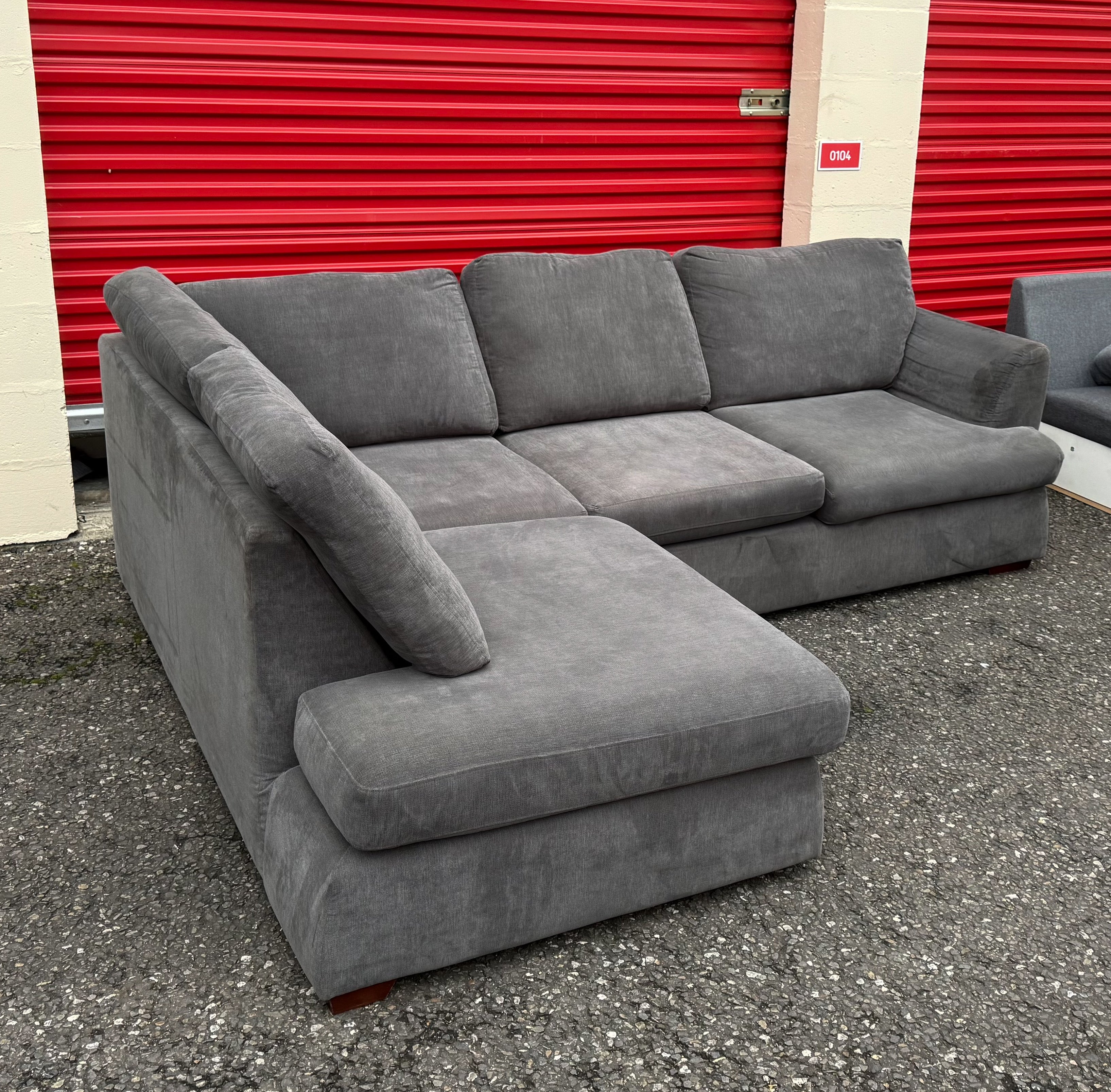 Grey DFS Orka Corner Sofa