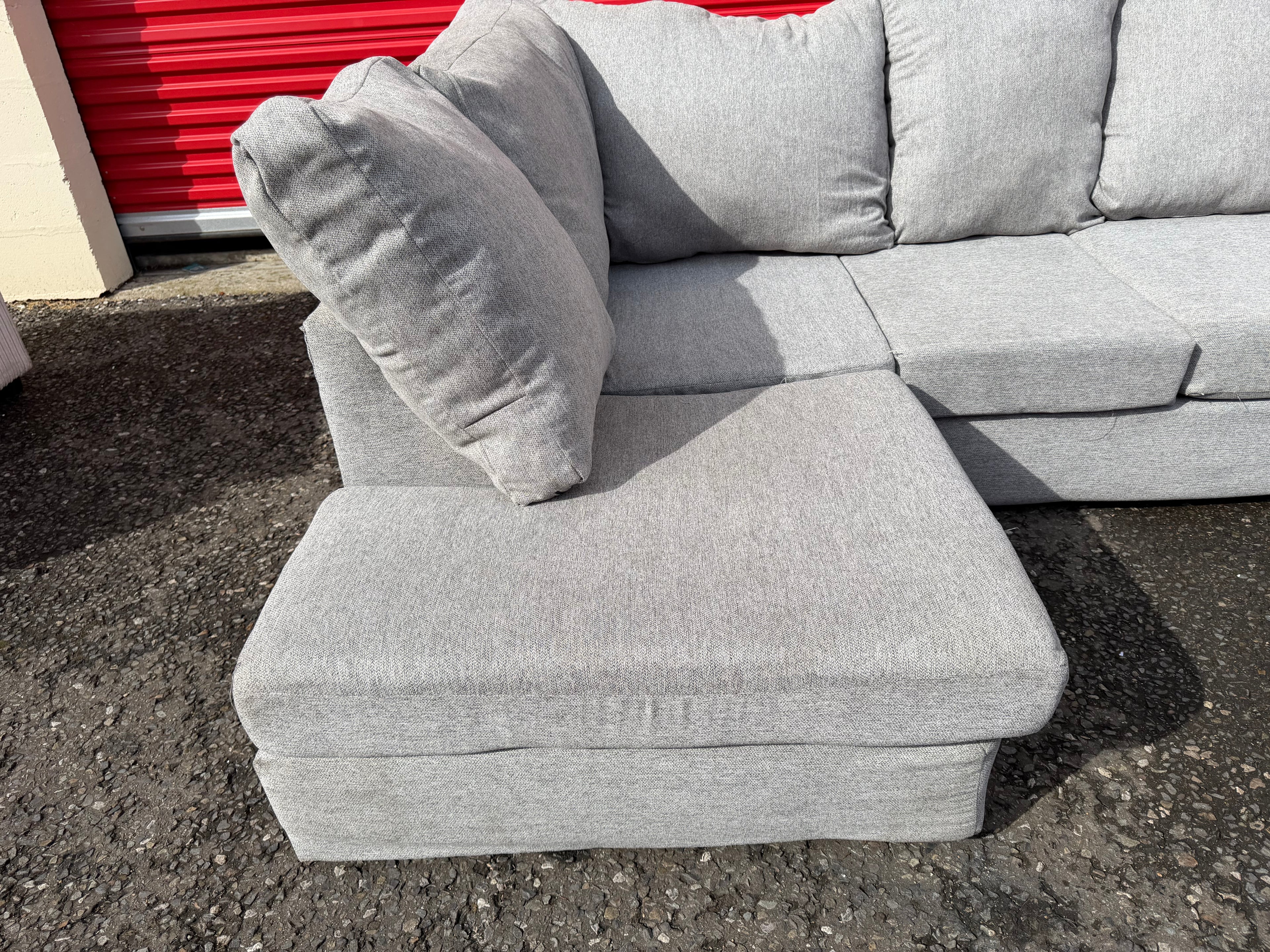 Modern Grey Corner Sofa