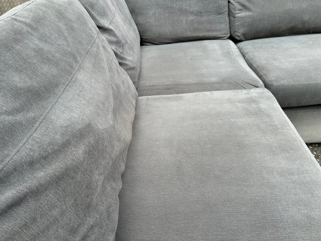 Grey DFS Orka Corner Sofa Bed
