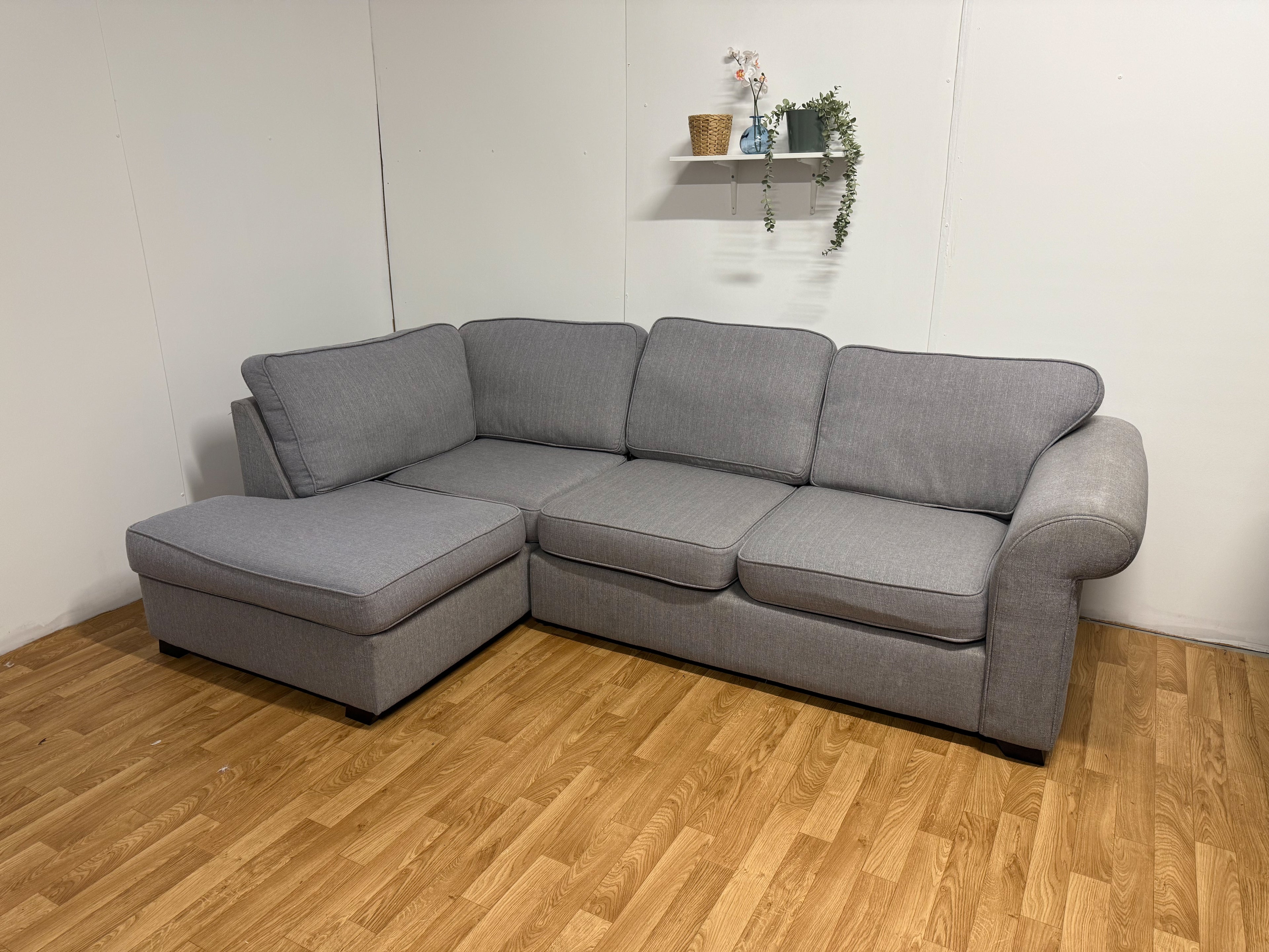 DFS Angelic Grey Corner Sofa