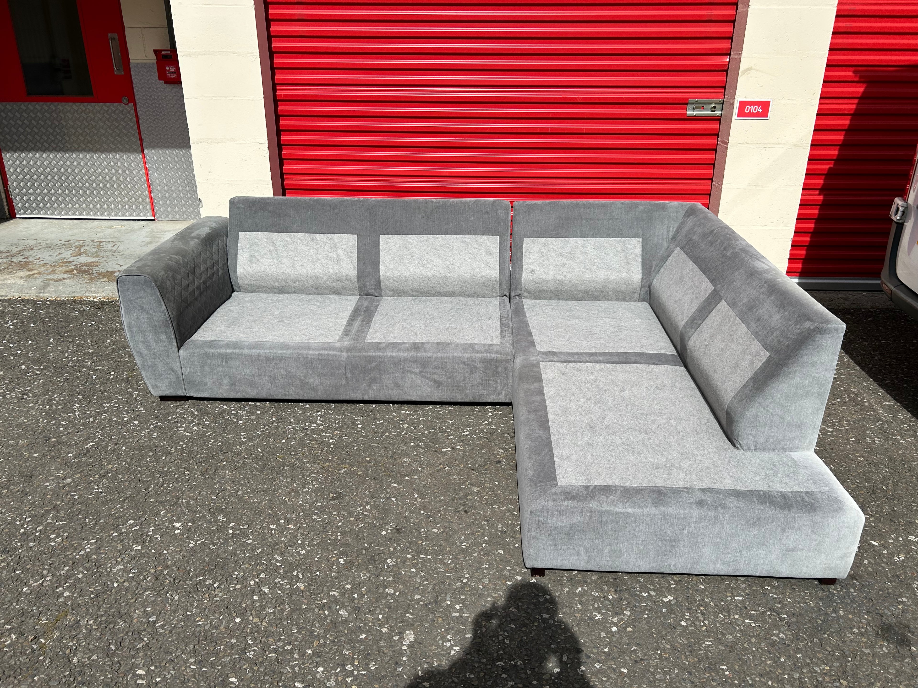Grey DFS Orka Corner Sofa