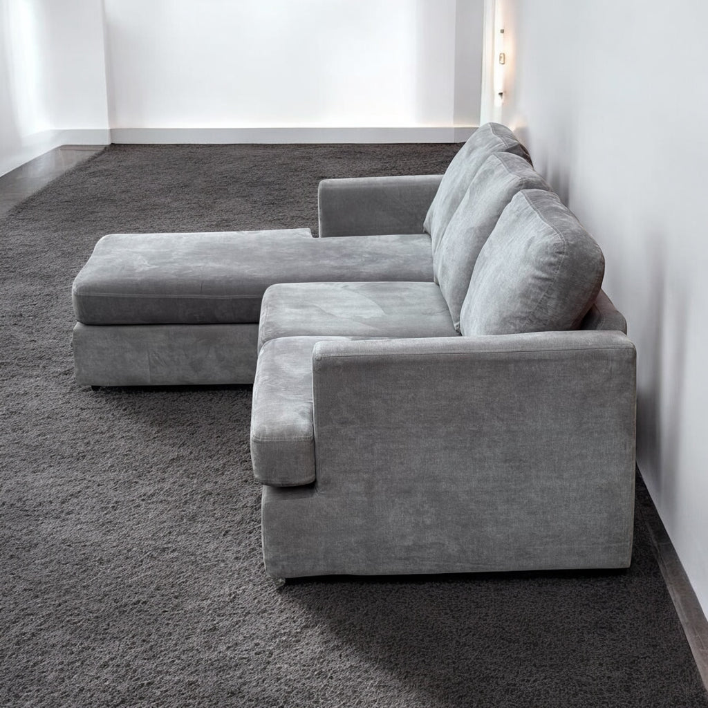 DFS Freya Grey Corner Sofa