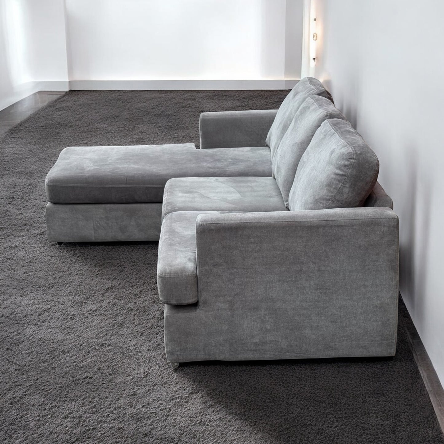 DFS Freya Grey Corner Sofa