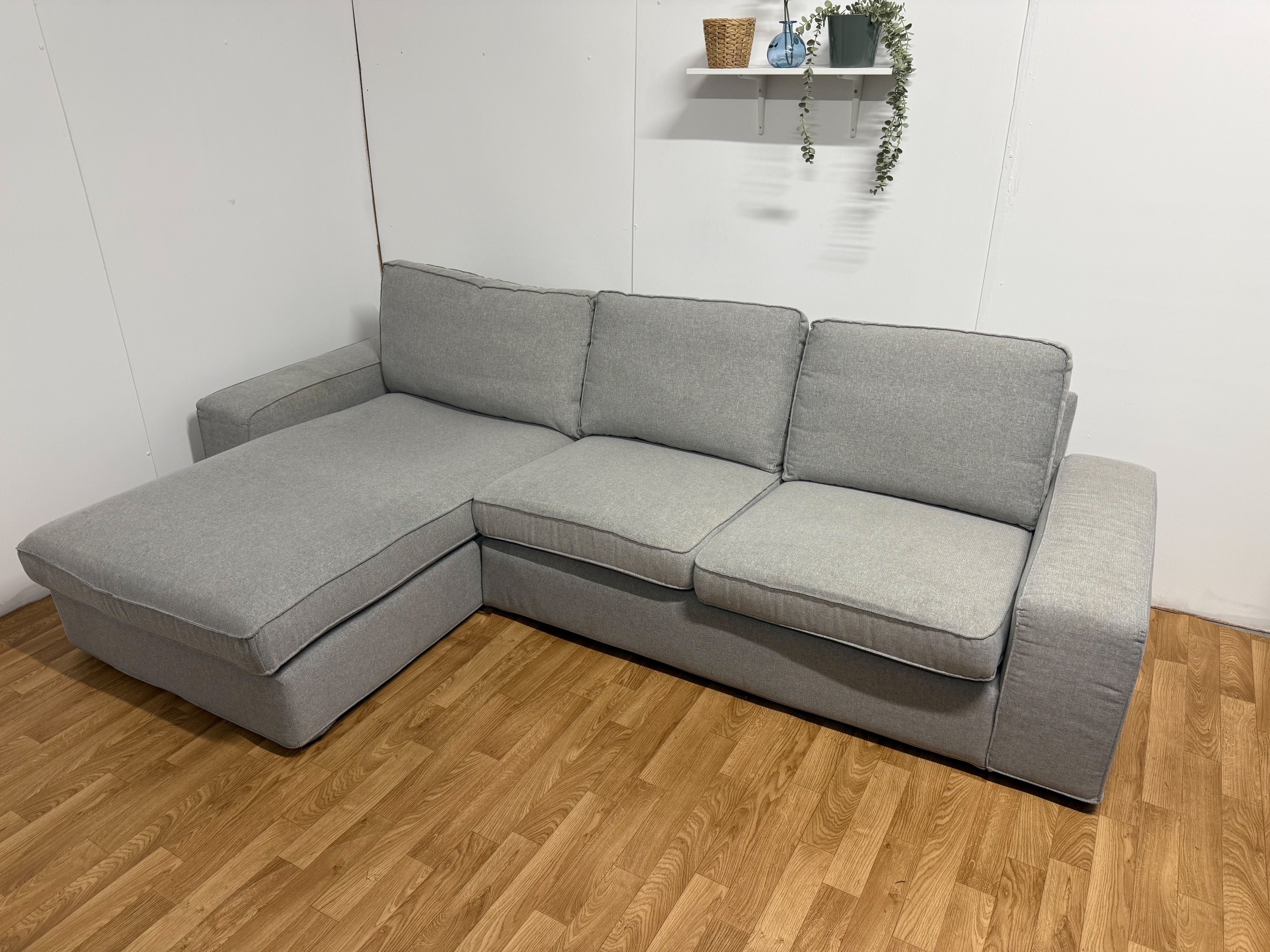 IKEA Kivik Grey Corner Sofa