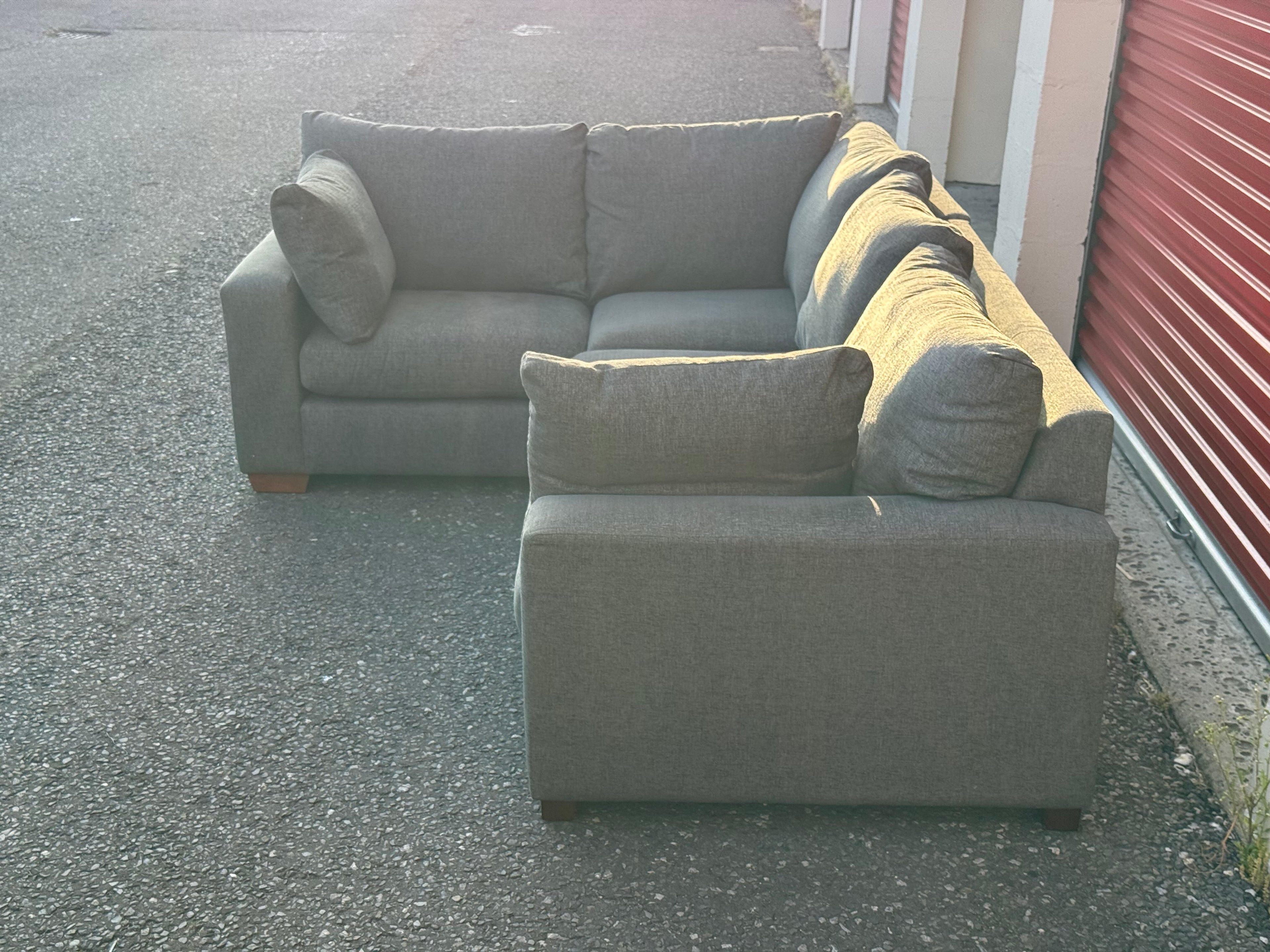 Grey M&S Miles Corner Sofa