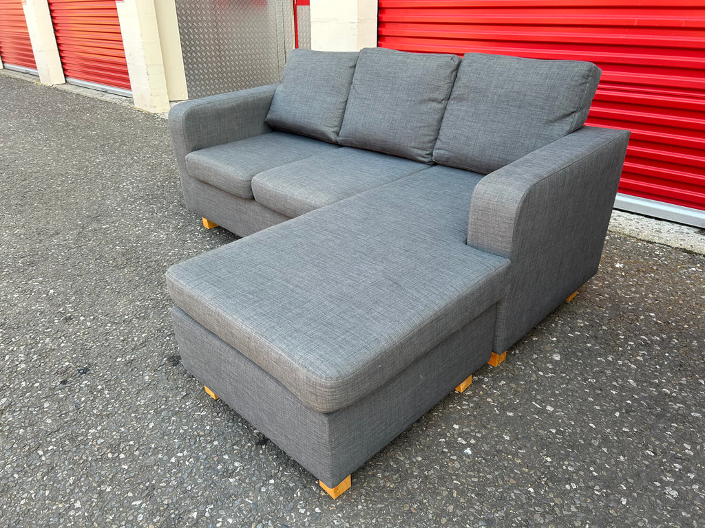 Grey L Shape Sofa