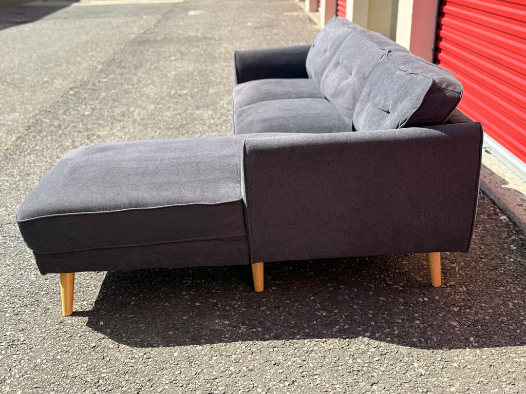 Dark Grey Corner Sofa