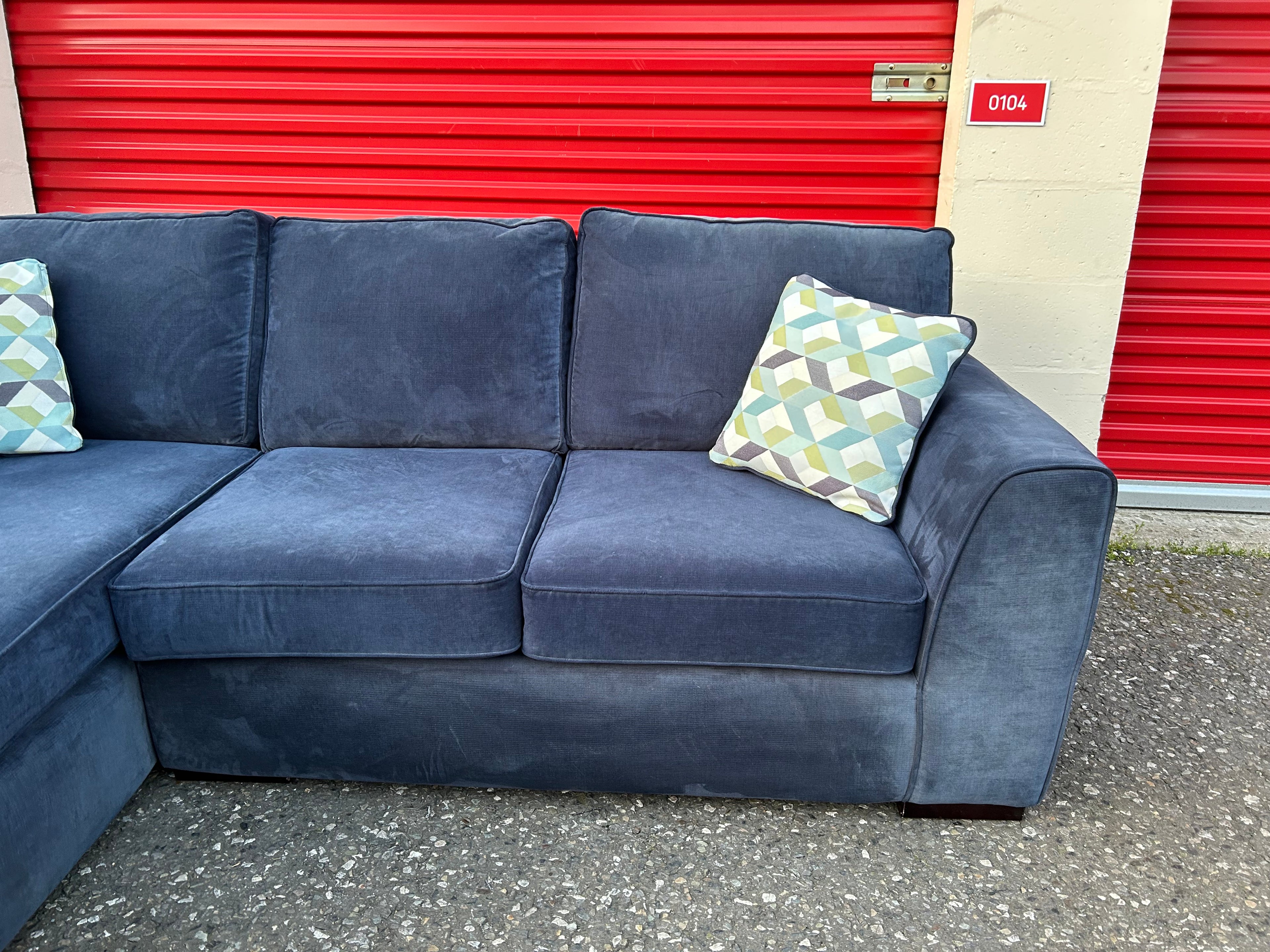 Blue ScS Corner Sofa