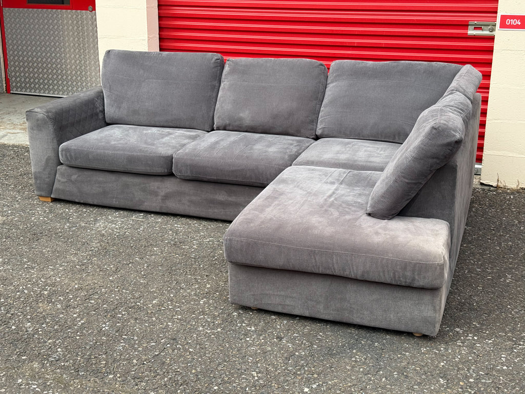 Grey DFS Orka Corner Sofa