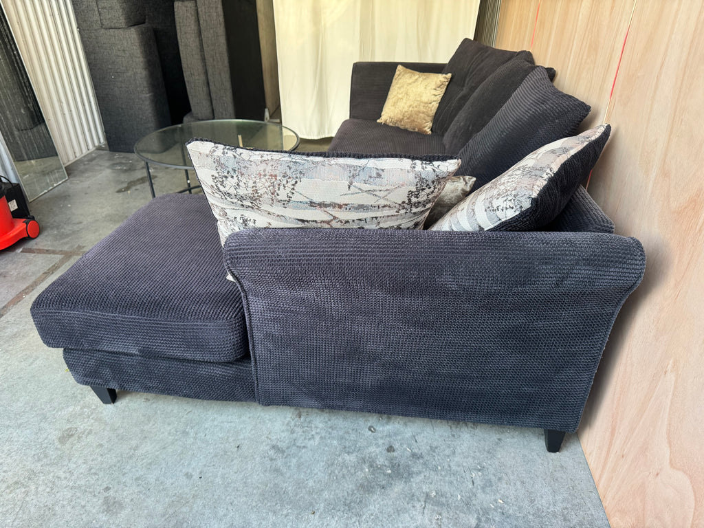 Navy DFS Corner Sofa