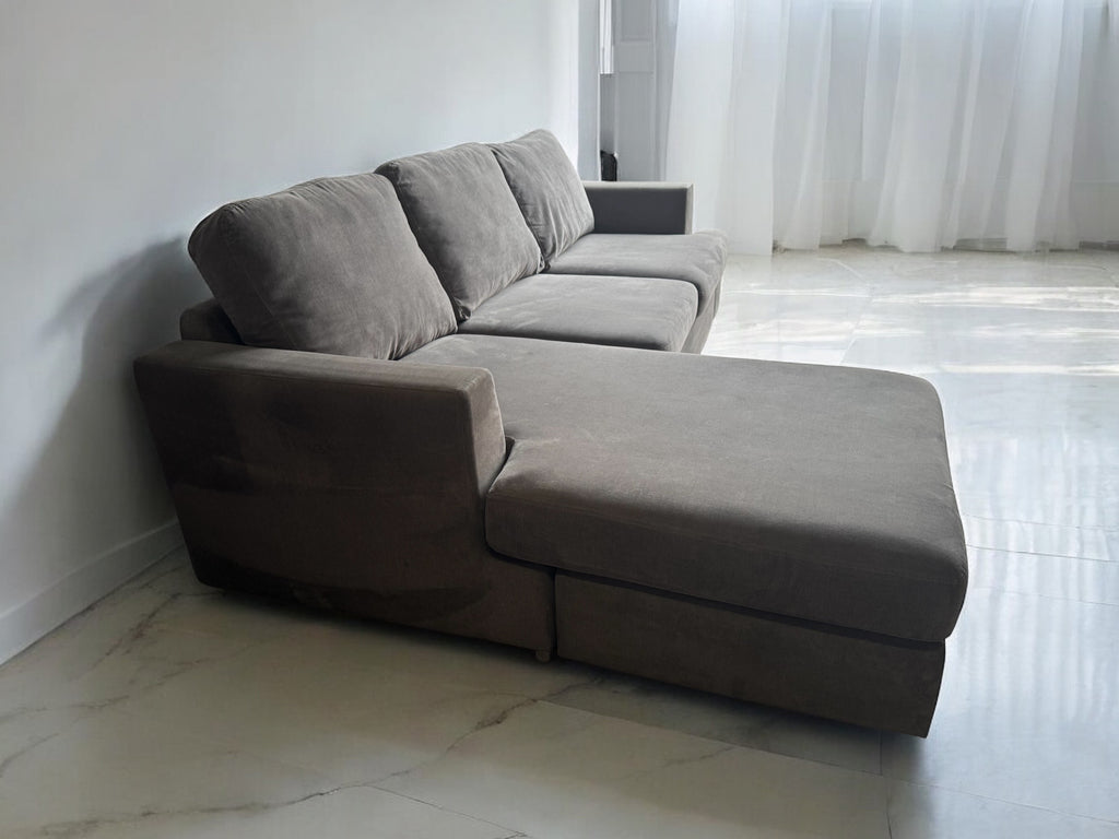 DFS Freya Grey Corner Sofa