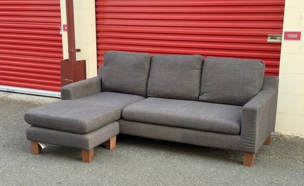 Grey Dwell L Shape Reversible Sofa
