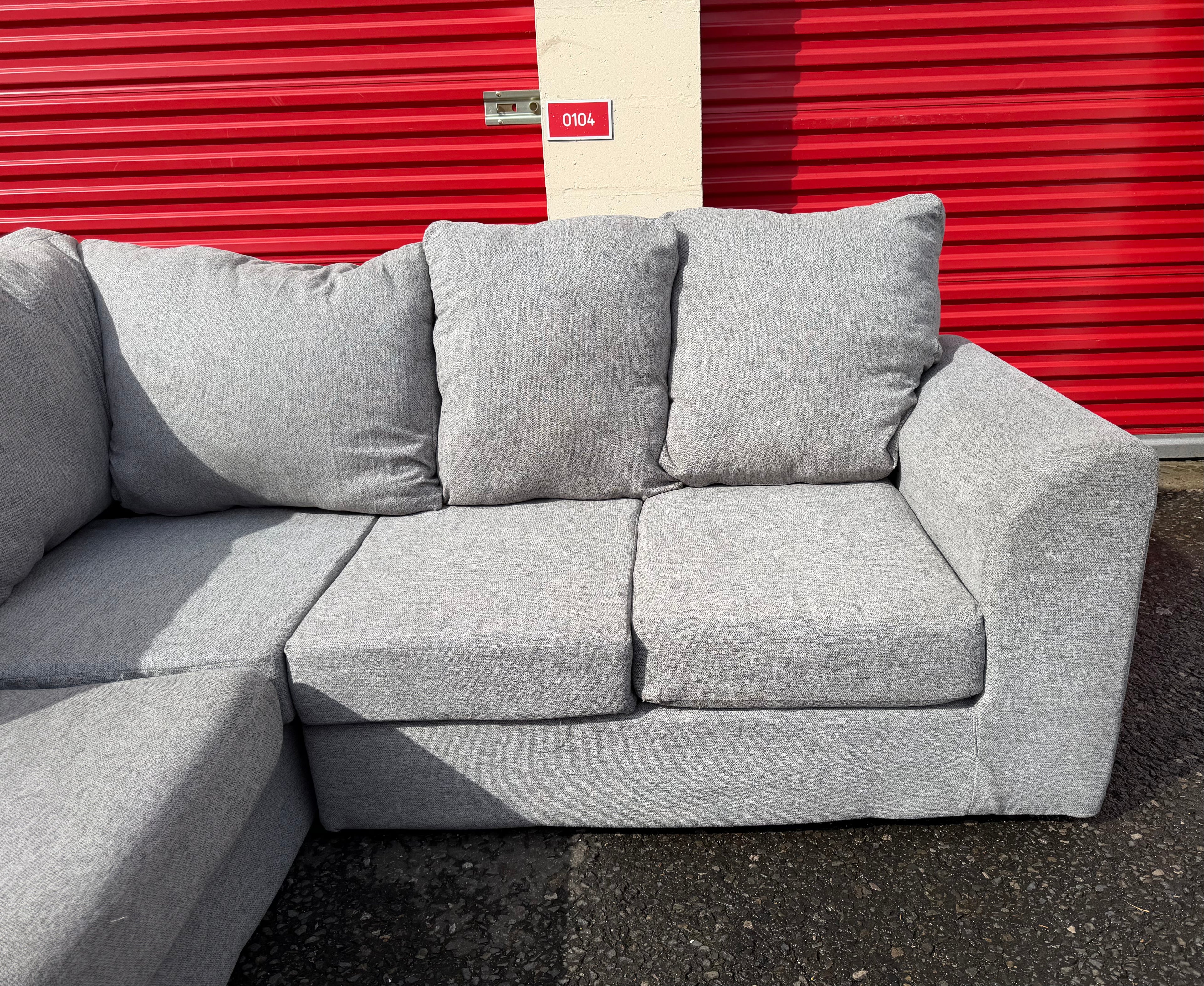 Modern Grey Corner Sofa