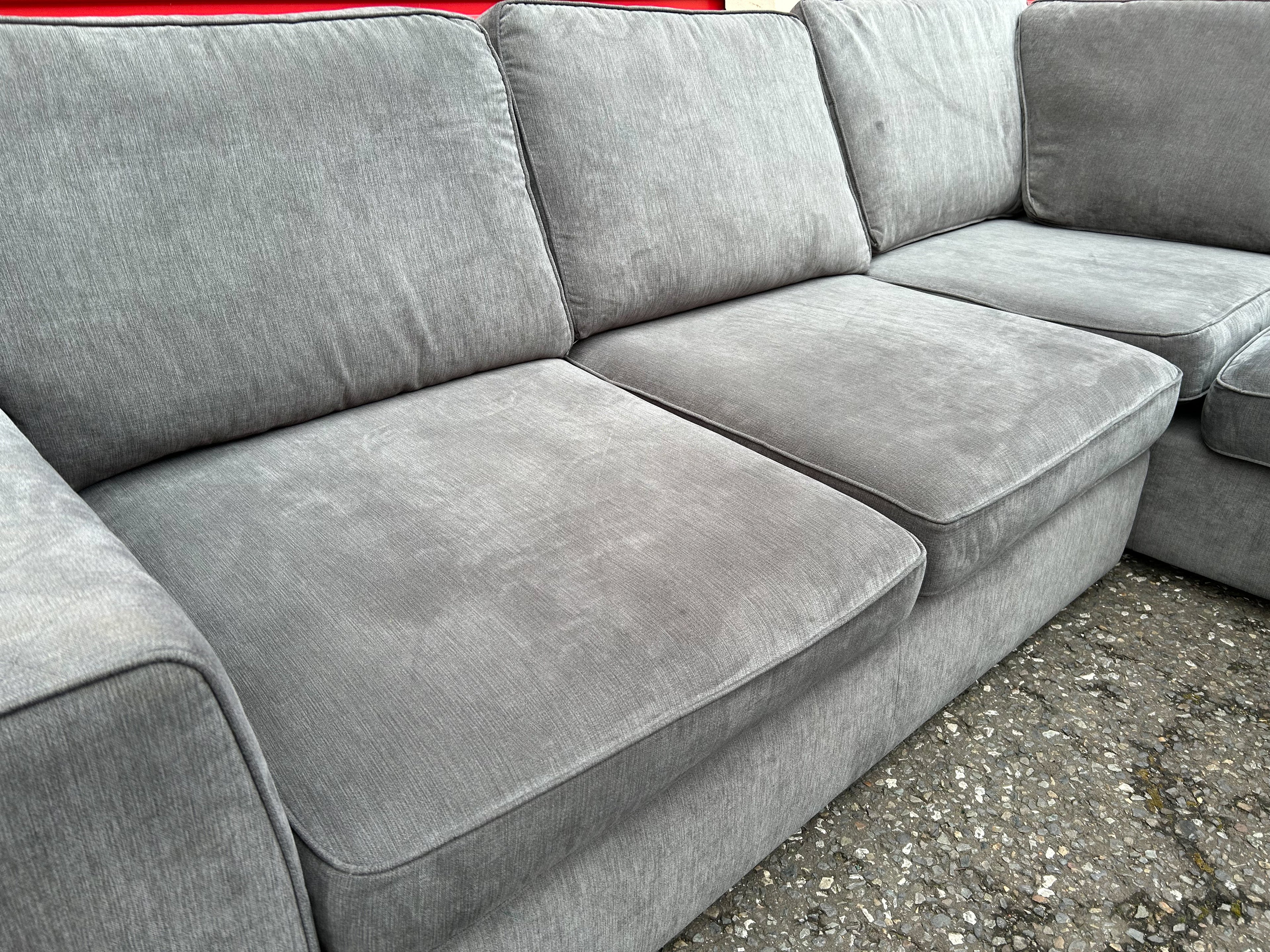 Grey DFS Orka Corner Sofa