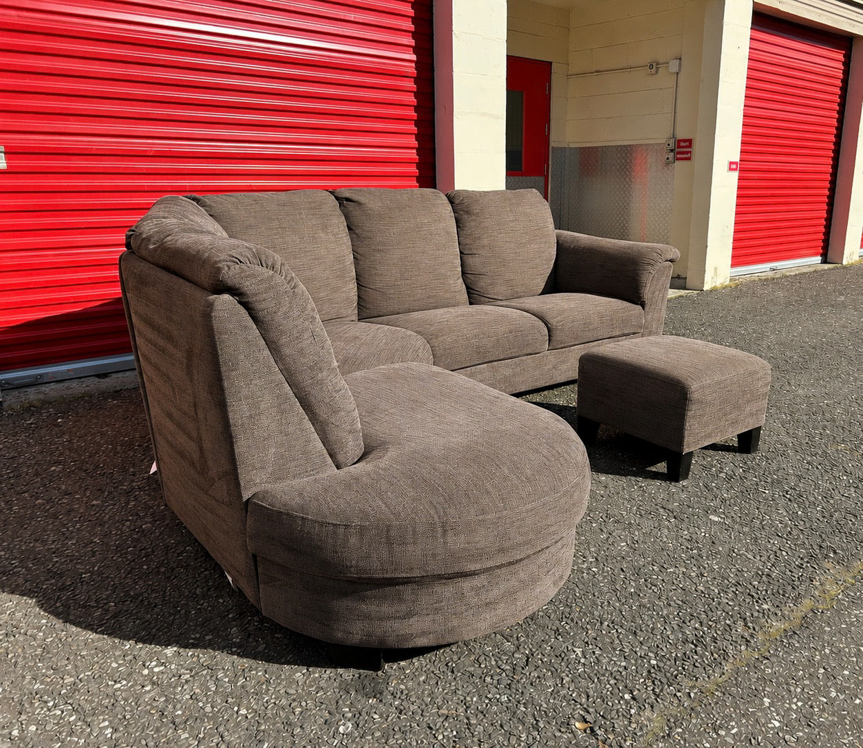 IKEA Tidafors Corner Sofa & Stool