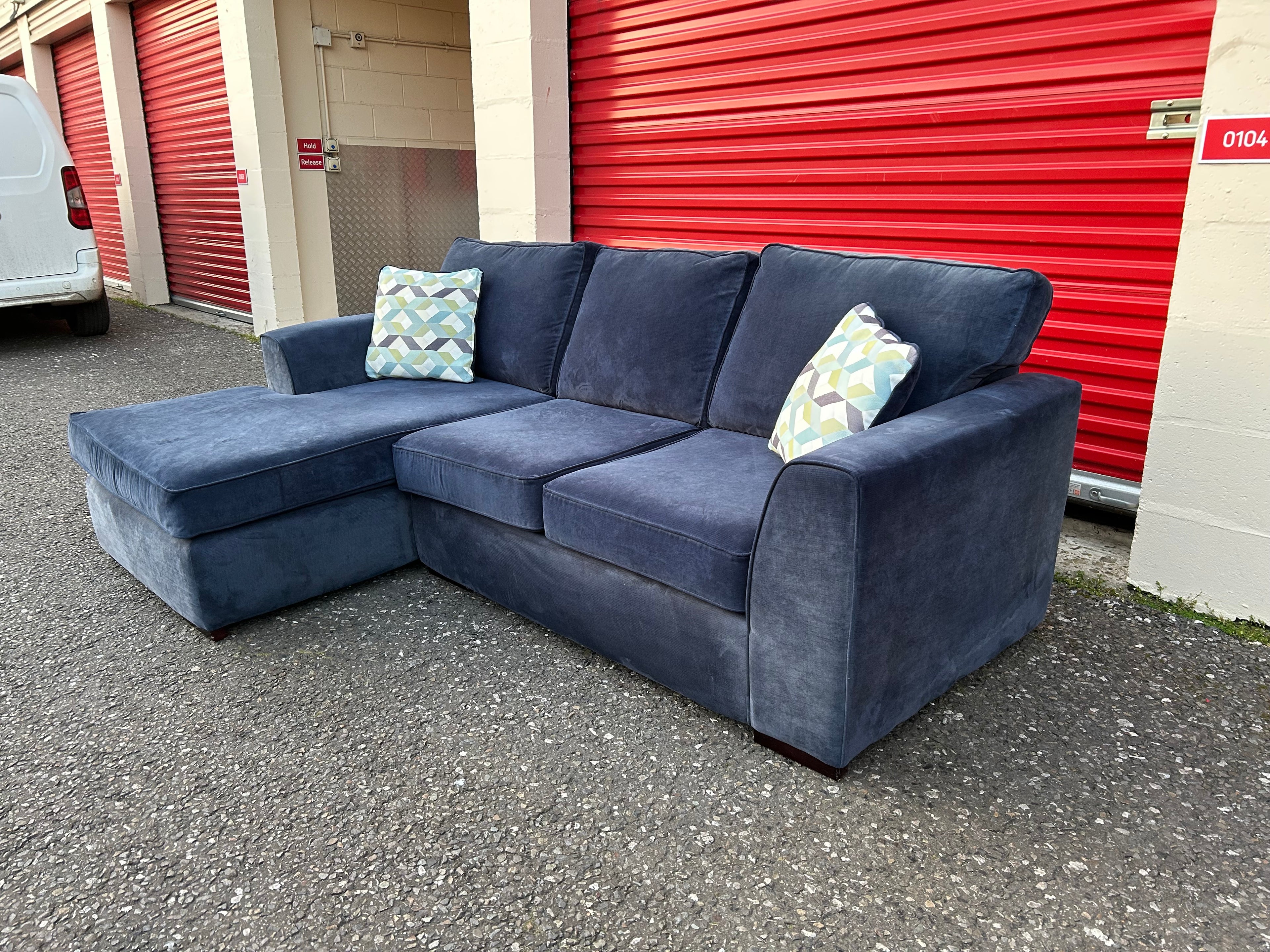 Blue ScS Corner Sofa