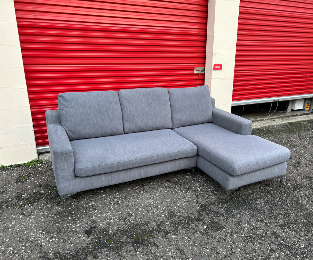 Dwell Grey L Shape Sofa