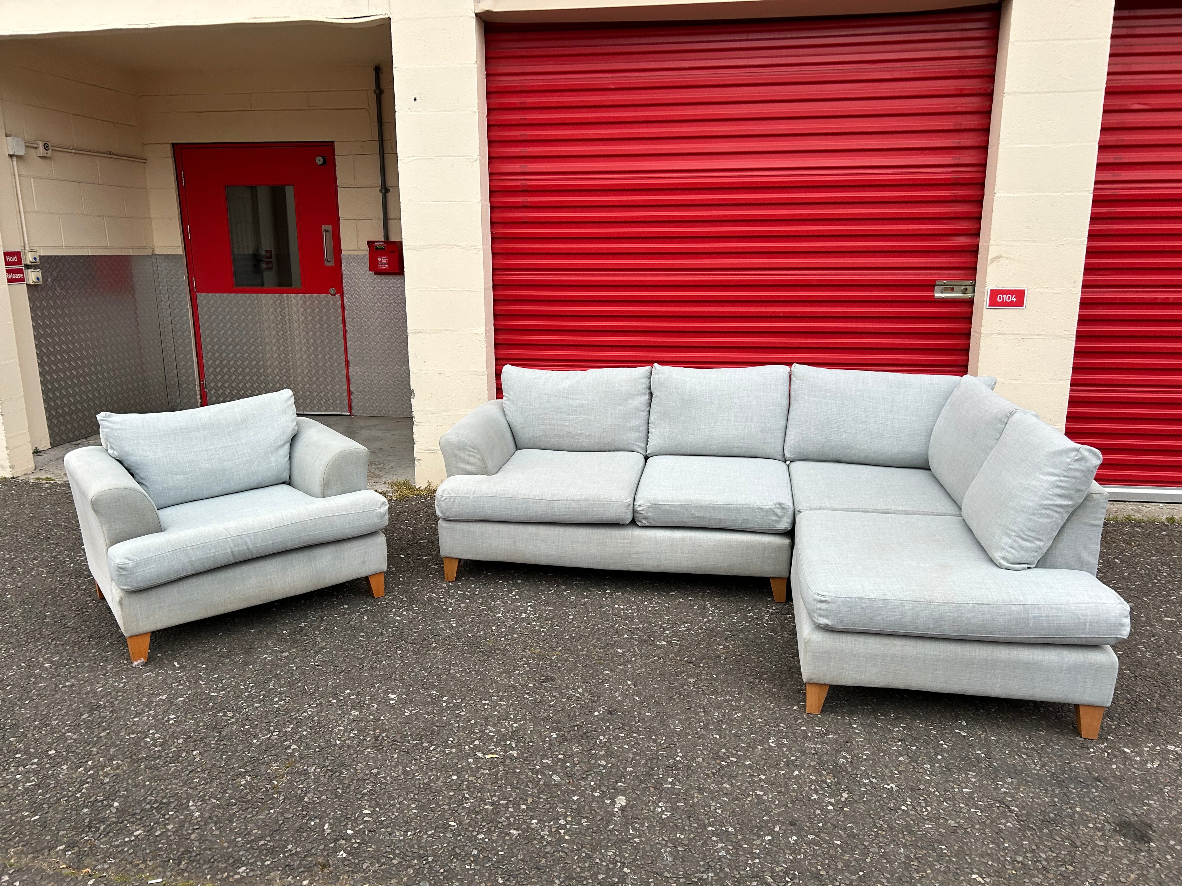 DFS Corner Sofa & Armchair Set
