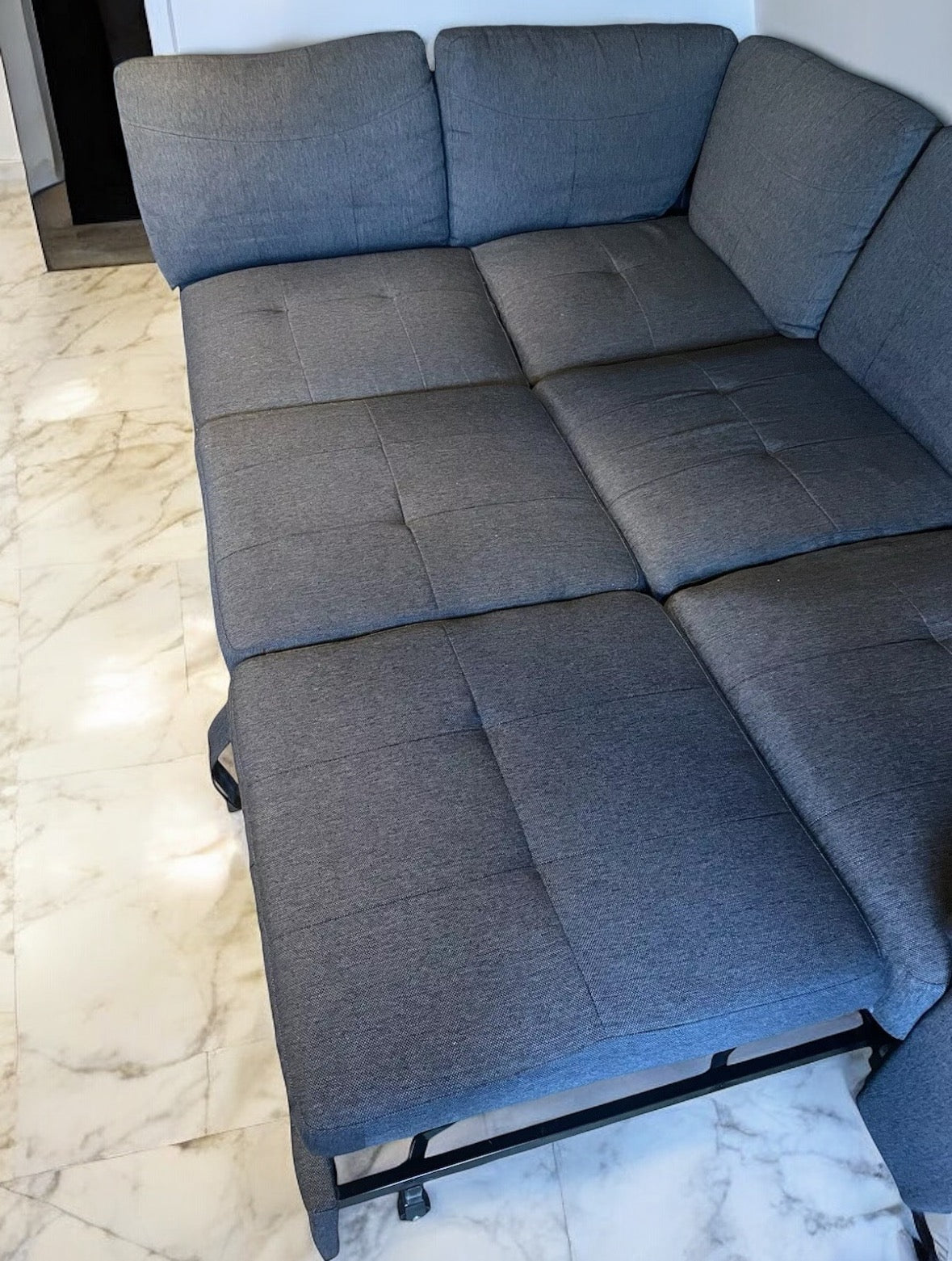 Grey Corner Sofa Bed