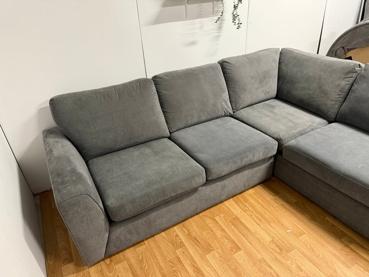DFS Orka Grey Corner Sofa
