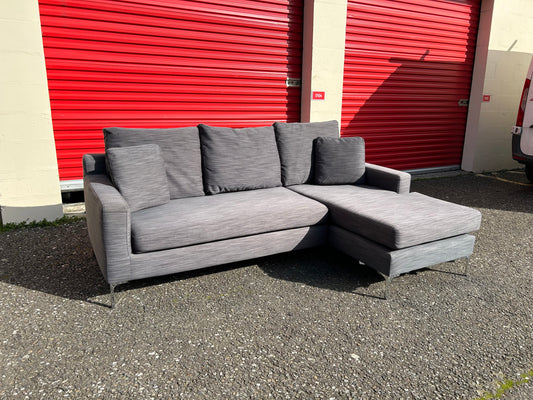 Grey Dwell L Shape Sofa