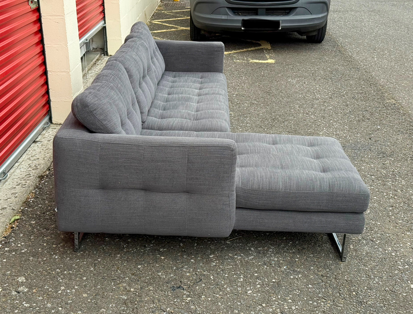 Grey Dwell Paris Corner Sofa