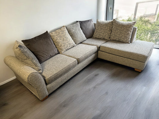 SCS Grey L Shape Sofa