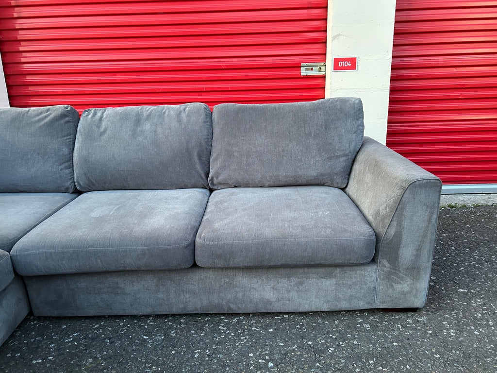 Grey DFS Orka Corner Sofa